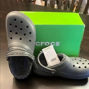 CROCS Classic Lined Clog in Gray